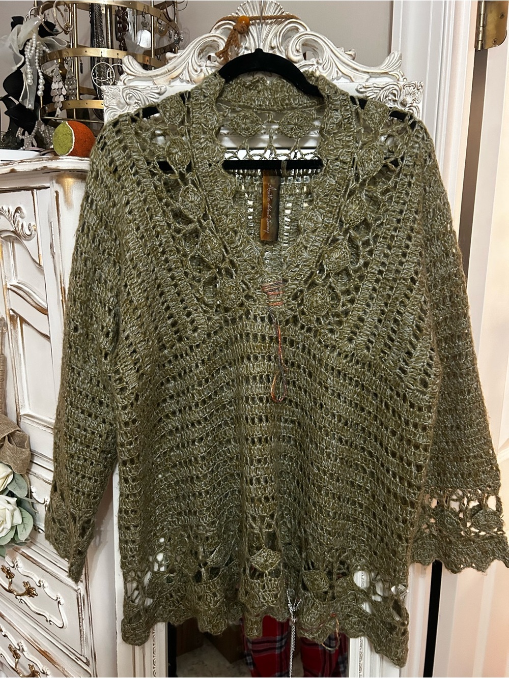 Aratta Silent Journey Crochet Tunic Large
